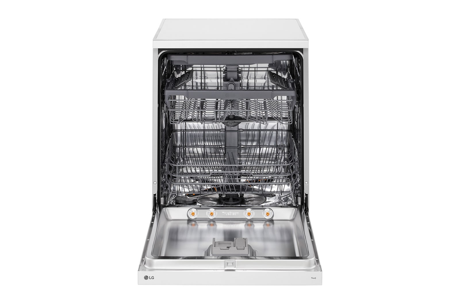 LG QuadWash™ gőzös mosogatógép TrueSteam™ technológiával, 14 teríték, ThinQ™ WiFi funkció, DF243FWS