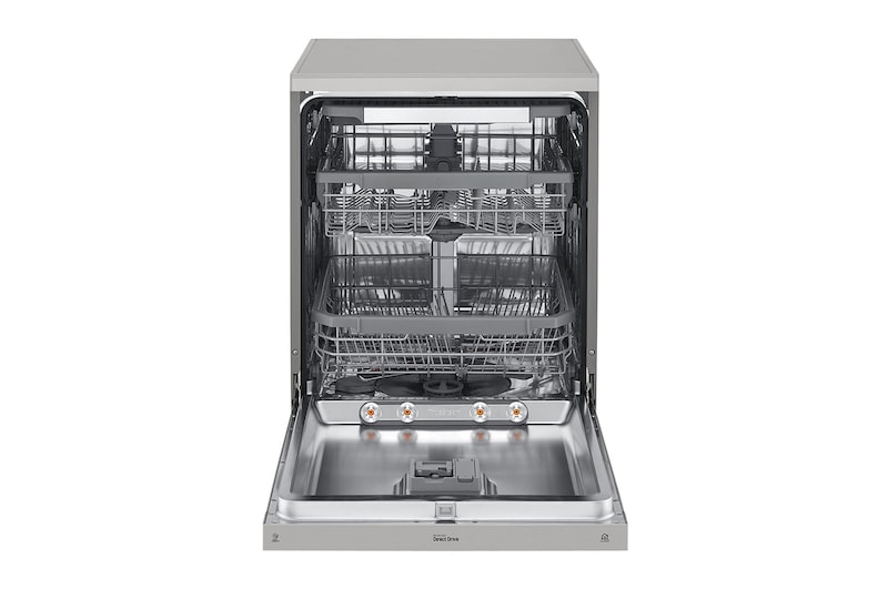 LG QuadWash™ gőzös mosogatógép TrueSteam™ technológiával, 14 teríték, ThinQ™ WiFi funkció, DF325FPS
