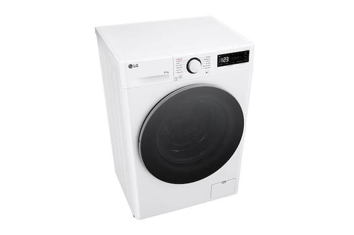 LG 8/5 kg, max. 1200 ford./perc, Gőz mosó-szárítógép, TurboWash™360 és AI DD™ technológia, Keskeny kialakítás, F2DR508S1W