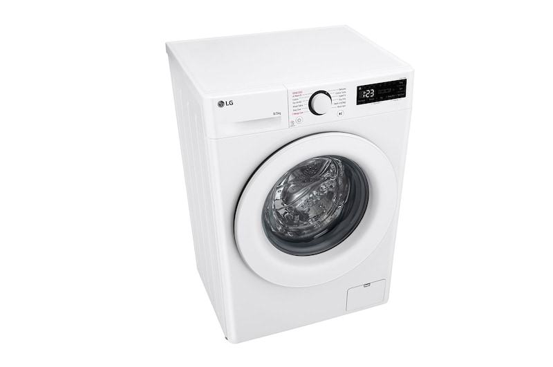 LG 8/5 kg, max. 1200 ford./perc, Gőz mosó-szárítógép, AI DD™ technológia, Keskeny kialakítás, F2DR508SWW