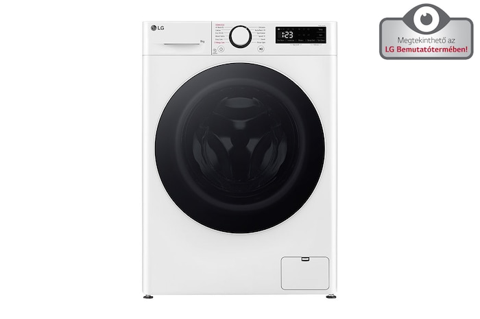 LG 8 kg, max. 1200 ford./perc, Gőzmosógép, TurboWash™360, AI DD™, Keskeny kialakítás, F2WR508S0W