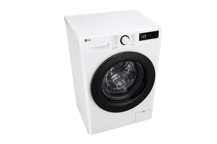 LG 8 kg, max. 1200 ford./perc, Gőzmosógép, AI DD™ technológia, Keskeny kialakítás, F2WR508SBW