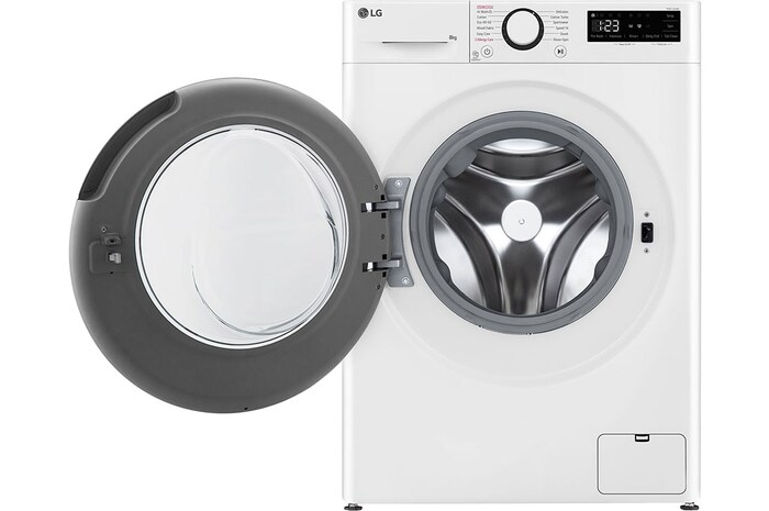 LG 8 kg, max. 1200 ford./perc, Gőzmosógép, AI DD™ technológia, Keskeny kialakítás, F2WR508SWW