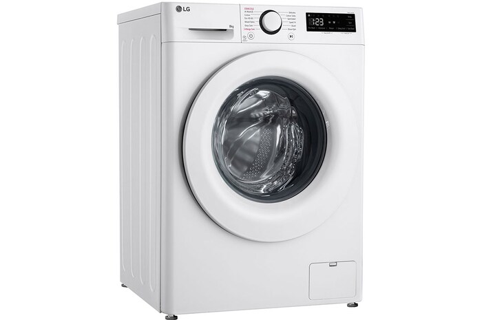LG 8 kg, max. 1200 ford./perc, Gőzmosógép, AI DD™ technológia, Keskeny kialakítás, F2WR508SWW