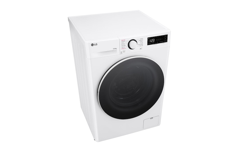 LG 10/6 kg, max. 1400 ford./perc, Gőz mosó-szárítógép, TurboWash™360° és AI DD™ technológia, F4DR510S0W