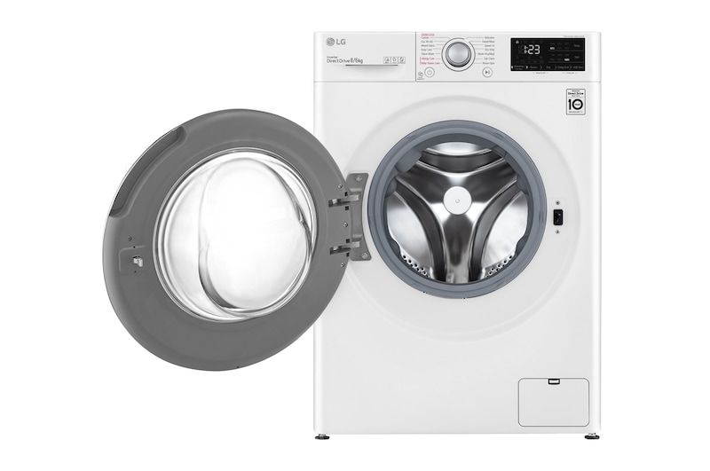 LG 8/6 kg, max. 1400 ford./perc, Gőz mosó-szárítógép, AI DD™ technológia, F4DV328S0U