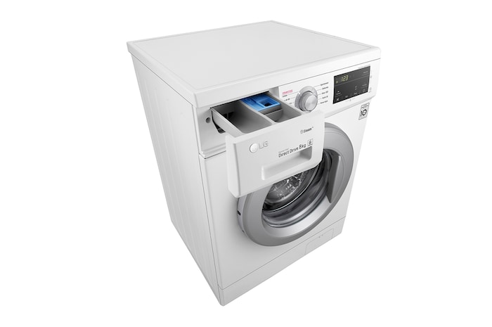 LG 8 kg, max. 1400 ford./perc, Gőzmosógép , F4J3TS4WE
