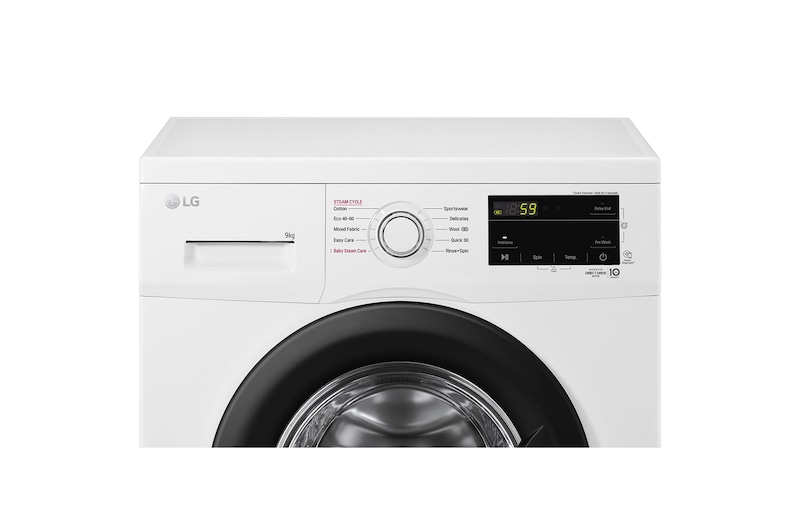 LG 9 kg, max. 1400 ford./perc, Gőzmosógép , F4J3VS6WE
