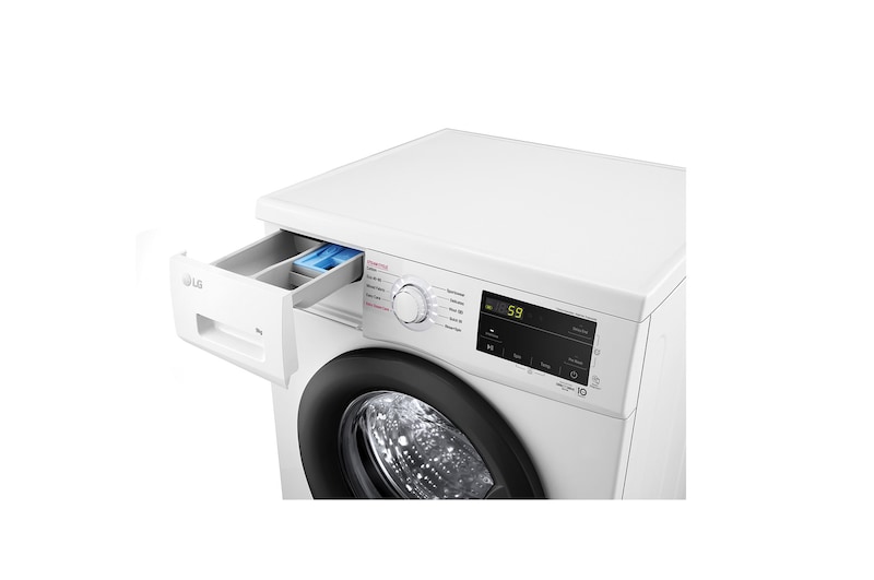 LG 9 kg, max. 1400 ford./perc, Gőzmosógép , F4J3VS6WE