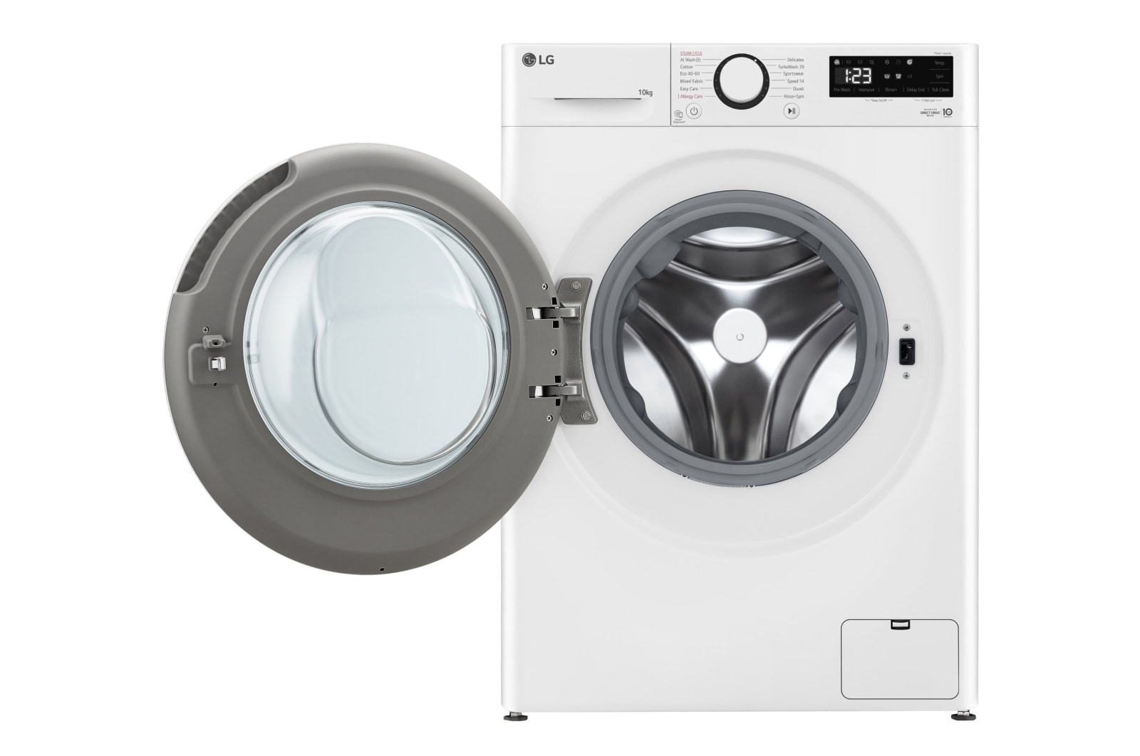 LG 10 kg, max. 1400 ford./perc, Gőzmosógép, TurboWash™360, AI DD™, F4WR510S0W