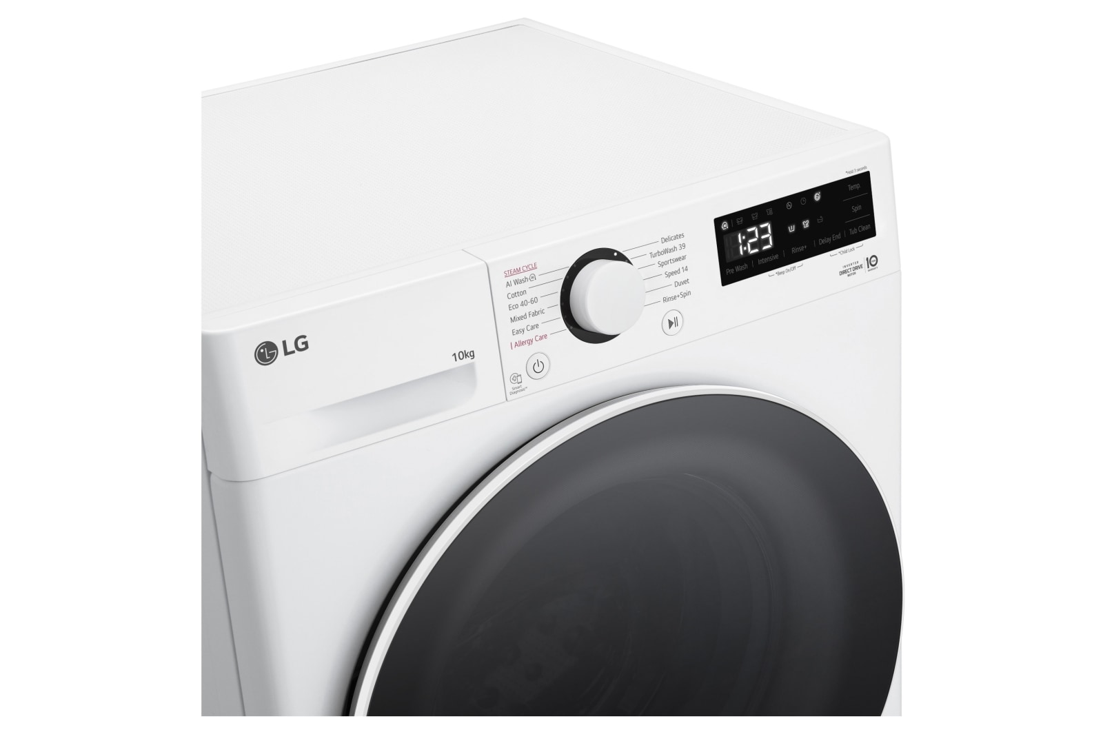 LG 10 kg, max. 1400 ford./perc, Gőzmosógép, TurboWash™360, AI DD™, F4WR510S0W