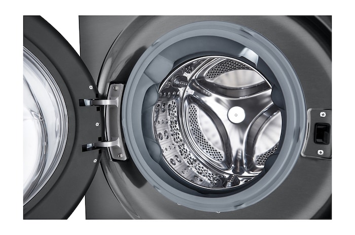 LG  WashTower™ 12/10 kg, max. 1400 ford./perc,  Steam™, TurboWash™360, Automatikus kondenzátortisztítás és ThinQ™ WiFi funkció, WT1210BBF