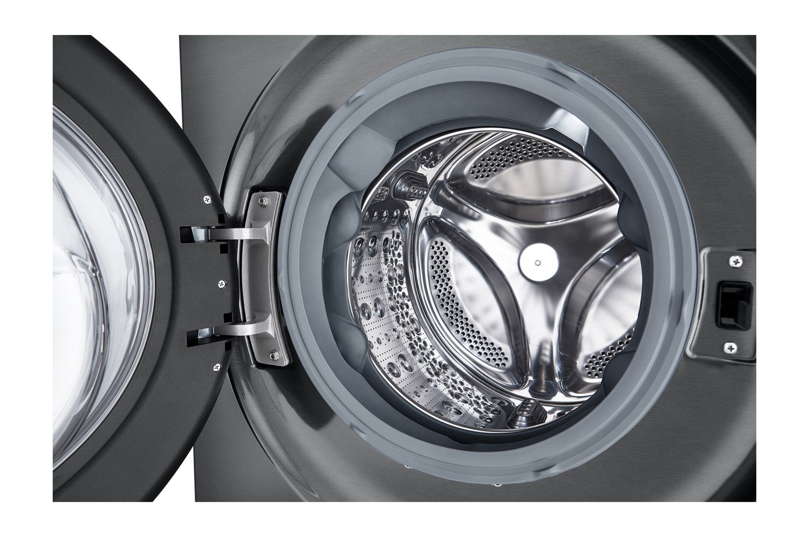 LG  WashTower™ 12/10 kg, max. 1400 ford./perc,  Steam™, TurboWash™360, Automatikus kondenzátortisztítás és ThinQ™ WiFi funkció, WT1210BBF