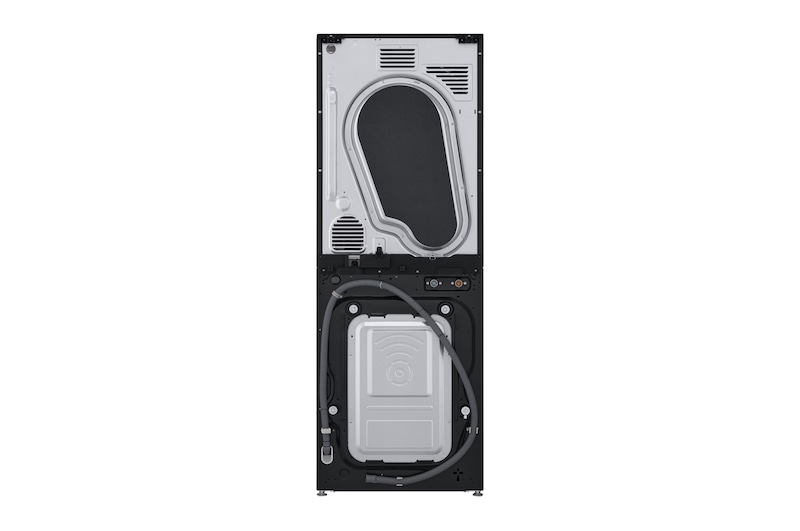 LG  WashTower™ 12/10 kg, max. 1400 ford./perc,  Steam™, TurboWash™360, Automatikus kondenzátortisztítás és ThinQ™ WiFi funkció, WT1210BBF