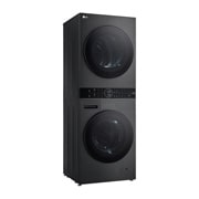 LG  WashTower™ 12/10 kg, max. 1400 ford./perc,  Steam™, TurboWash™360, Automatikus kondenzátortisztítás és ThinQ™ WiFi funkció, WT1210BBF