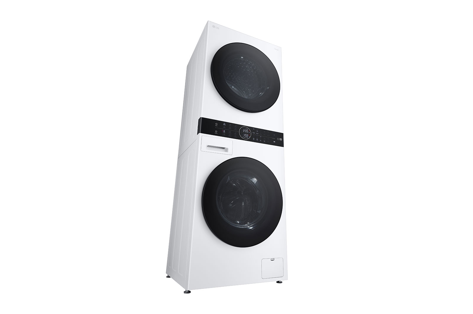 LG  WashTower™, 12/10 kg, max. 1400 ford./perc, Steam™, TurboWash™360, Automatikus kondenzátortisztítás és ThinQ™ WiFi funkció, WT1210WWF