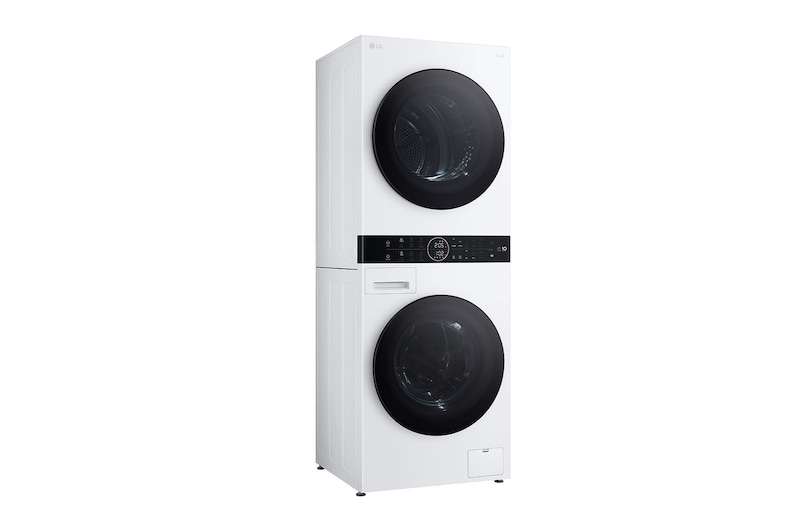 LG  WashTower™, 12/10 kg, max. 1400 ford./perc, Steam™, TurboWash™360, Automatikus kondenzátortisztítás és ThinQ™ WiFi funkció, WT1210WWF