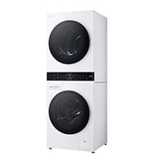 LG  WashTower™, 12/10 kg, max. 1400 ford./perc, Steam™, TurboWash™360, Automatikus kondenzátortisztítás és ThinQ™ WiFi funkció, WT1210WWF