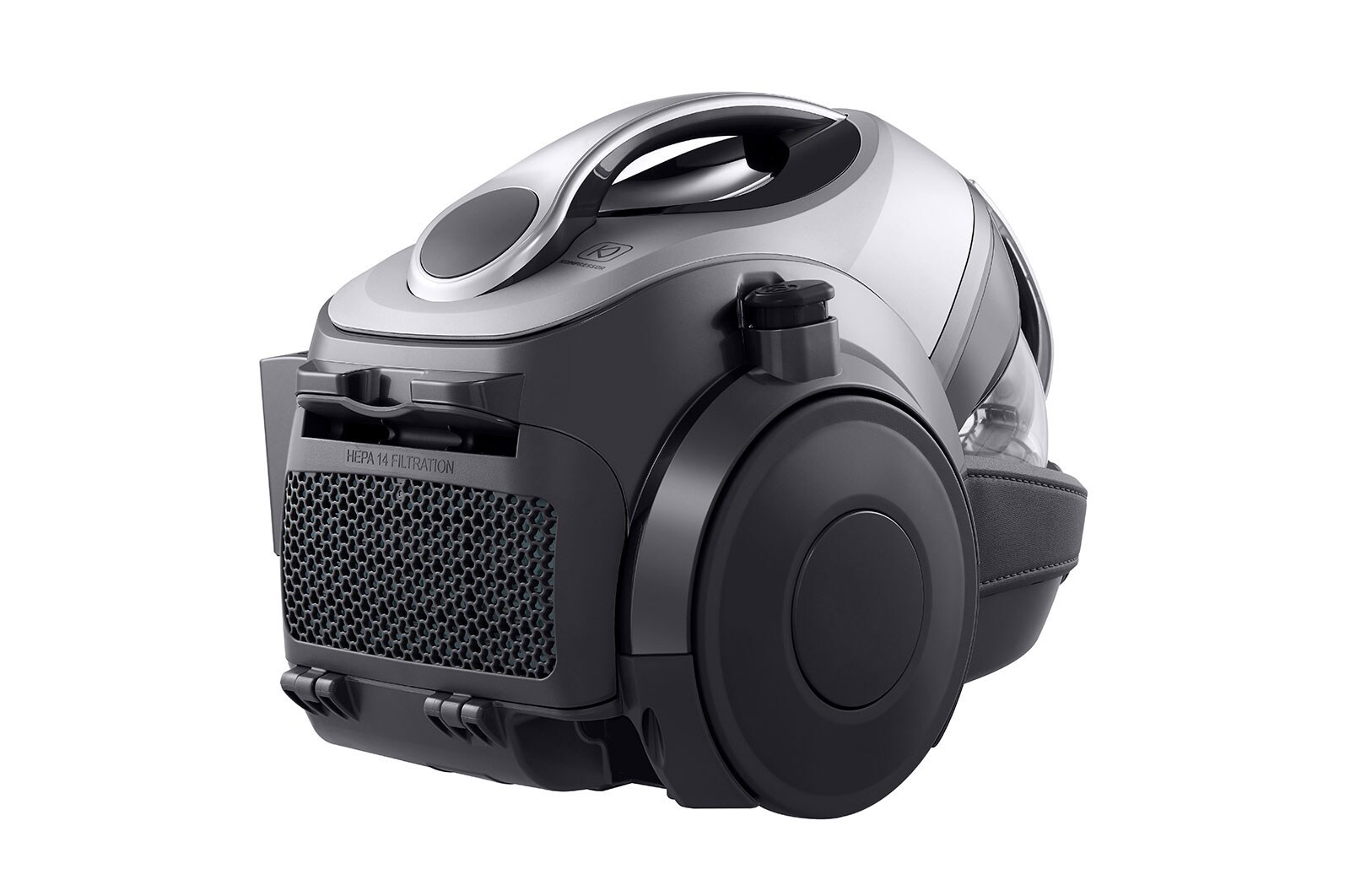 LG Porzsák nélküli porszívó LG Kompressor™ technológiával, Ezüst szín, VK8506NHA