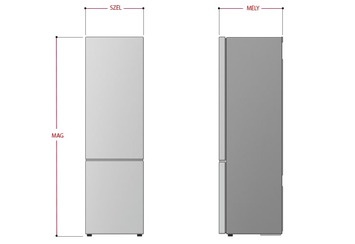 GBB61MCGCN1-REF_BottomFreezer_Narrow_Dimension-D1