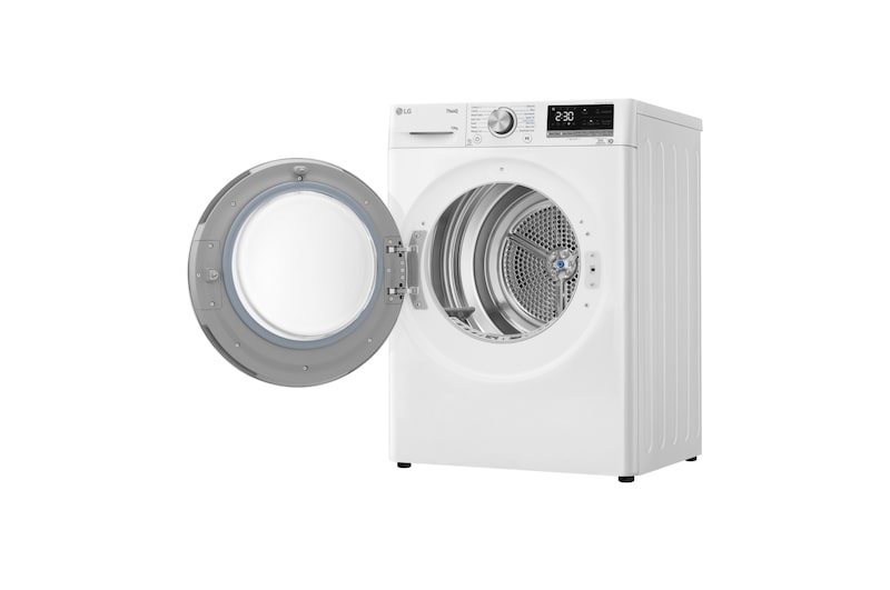 LG 10 kg, Eco Hybrid™ DUAL Inverter Hőszivattyús szárítógép, Automatikus kondenzátortisztítás és ThinQ™ WiFi funkció, RH10V9AV4W