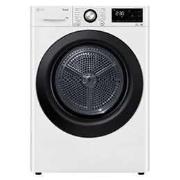 8 kg, Eco Hybrid™ DUAL Inverter Hőszivattyús szárítógép, Automatikus kondenzátortisztítás és ThinQ™ WiFi funkció