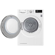 LG 9 kg, Eco Hybrid™ DUAL Inverter Hőszivattyús szárítógép, Automatikus kondenzátortisztítás és ThinQ™ WiFi funkcióval, RH90V5AV6Q