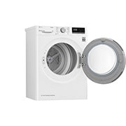 LG 9 kg, Eco Hybrid™ DUAL Inverter Hőszivattyús szárítógép, Automatikus kondenzátortisztítás és ThinQ™ WiFi funkcióval, RH90V5AV6Q