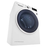 LG 9 kg, Eco Hybrid™ DUAL Inverter Hőszivattyús szárítógép, Automatikus kondenzátortisztítás és ThinQ™ WiFi funkcióval, RH90V5AV6Q