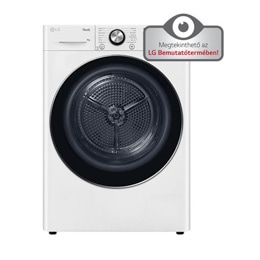 9 kg, Eco Hybrid™ DUAL Inverter Hőszivattyús szárítógép, Automatikus kondenzátortisztítás és ThinQ™ WiFi funkció