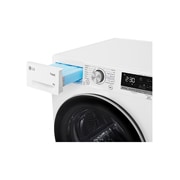 LG 9 kg, Eco Hybrid™ DUAL Inverter Hőszivattyús szárítógép, Automatikus kondenzátortisztítás és ThinQ™ WiFi funkció, RH90V9AV3N