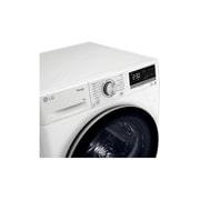LG 9 kg, Eco Hybrid™ DUAL Inverter Hőszivattyús szárítógép, Automatikus kondenzátortisztítás és ThinQ™ WiFi funkció, RH90V9AV3N