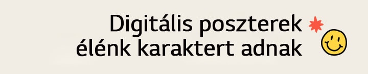 A Művészeti poszterek élénk karaktert adnak a térnek