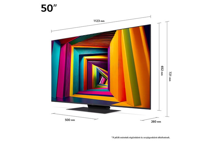 LG 50 colos LG UHD AI UT91 4K Smart TV 2024, 50UT91003LA