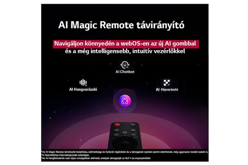 AI Magic Remote távirányító összefoglalva, LG AI TV