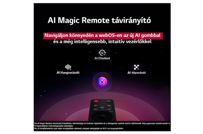 AI Magic Remote távirányító összefoglalva, LG TV tartozék