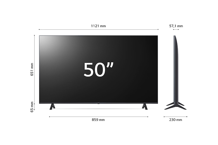 LG UHD UR78 50 colos, 4K Smart TV, 2023, 50UR78003LK