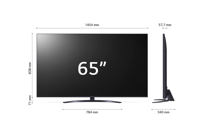 LG UHD UR81 65 colos, 4K Smart TV, 2023, 65UR81003LJ