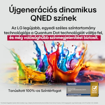 QNED színek összefoglalva