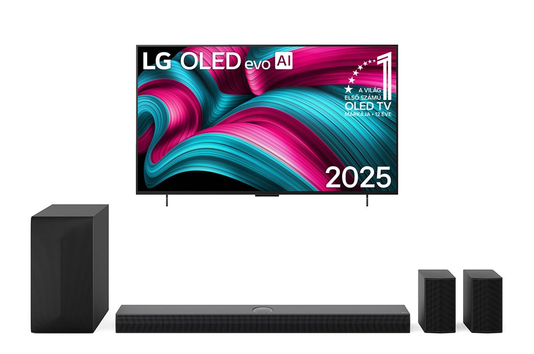 OLED42C5ELB TV és S70TR LG Home Theater Soundbar