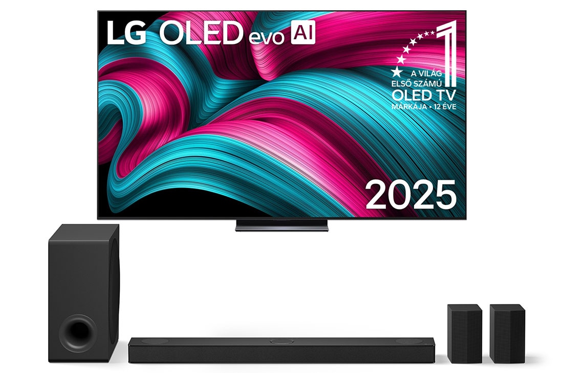 83 colos LG OLED evo AI C5 4K Smart TV + S80TR LG Home Theater Soundbar