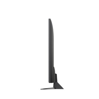 LG NanoCell NANO81 TV balra néző oldalnézete.