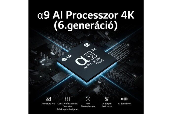 LG OLED evo C3, 42 col, 4K felbontás, 2023-as smart TV, OLED42C31LA