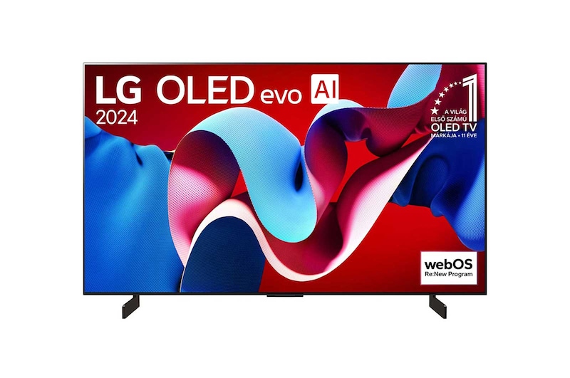 LG 42 colos LG OLED evo AI C4 4K Smart TV 2024, OLED42C42LA