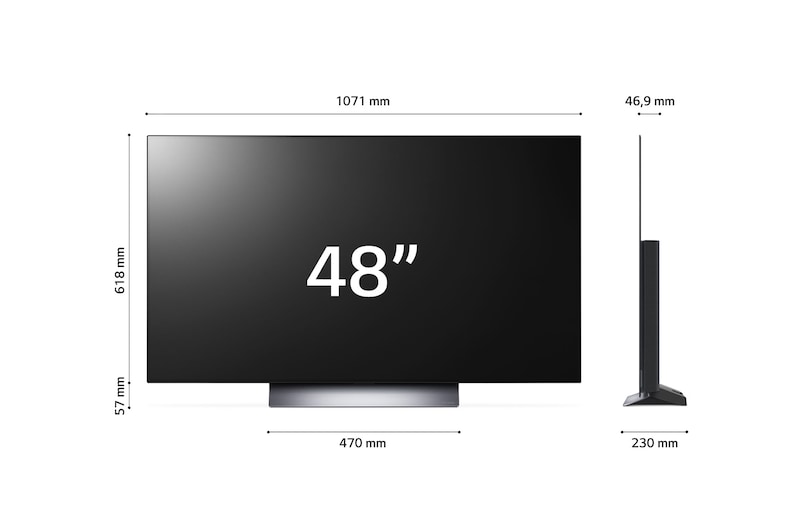 LG OLED evo C3, 77 col, 4K felbontás, 2023-as smart TV, OLED77C31LA