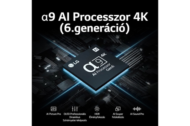 LG OLED evo C3, 48 col, 4K felbontás, 2023-as smart TV, OLED48C32LA