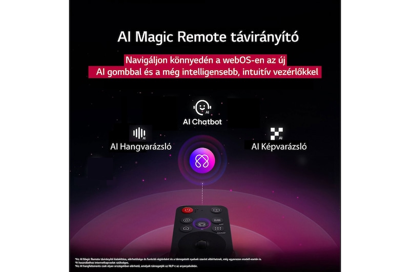 AI Magic Remote távirányító tulajdonságai