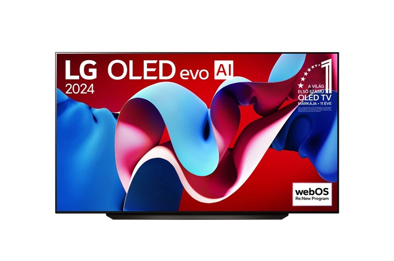 LG 83 colos LG OLED evo AI C4 4K Smart TV 2024, OLED83C43LA