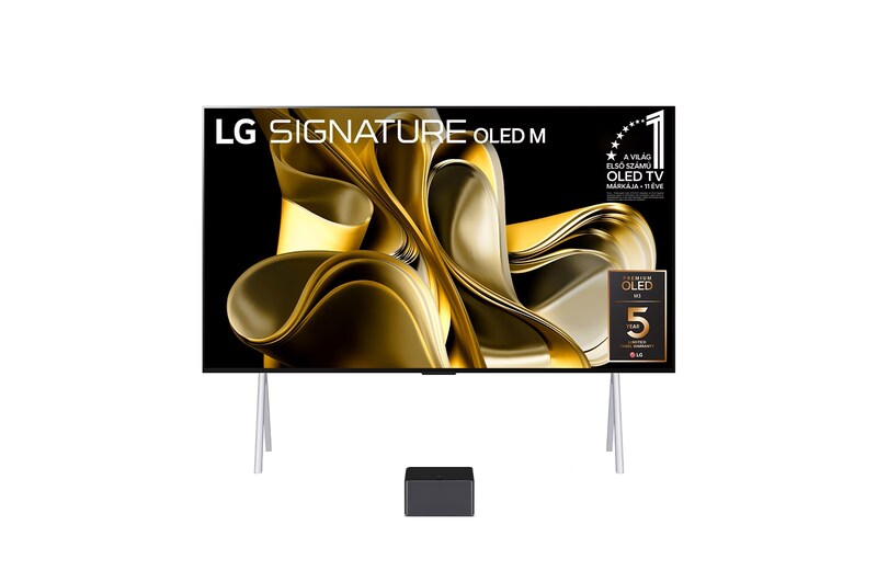 LG Világelső valódi vezeték nélküli TV 97 hüvelykes LG SIGNATURE OLED M3 4K 120Hz kép- és hangátvitellel , OLED97M39LA