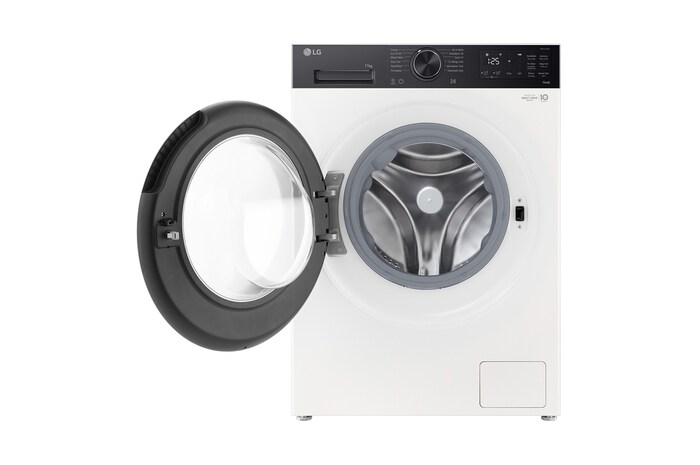 F4X5511THB gőzmosógép, elölnézet nyitott ajtóval